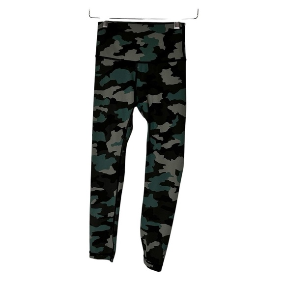 Lululemon Wunder Under High-Rise Tight 25"- Teal Camo- Size 4 - Picture 5 of 13